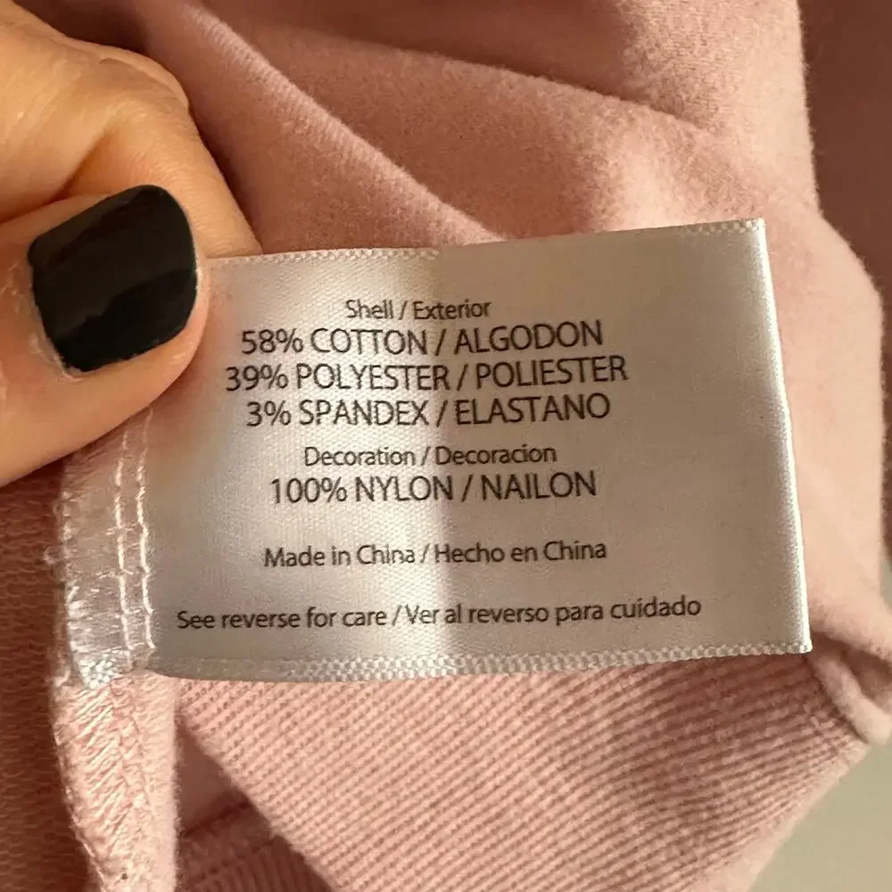 Wildfox Pink Coffee & Sunshine Oversized Felt Sweater